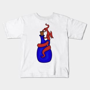 Red and Blue Potion Dragon Kids T-Shirt